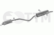 PEUGEOT 306 1.4 1.6 1.8 1.8 D 1.9 D 1994-2002 Ligne D'échappement Silencieux