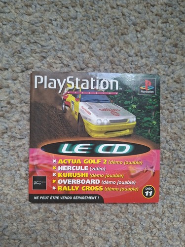 Disc demo cd playstation - disc,