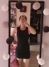 Petite Robe Noire Moulante Bershka M