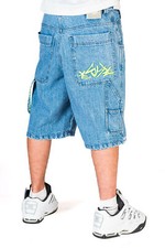 Bermuda The blueskin jeans baggy skate rap hip hop bss44