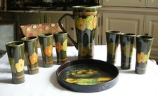 SERVICE A ORANGEADE FAIENCE