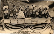 CPA COSTUMES CHAMPENOIS -