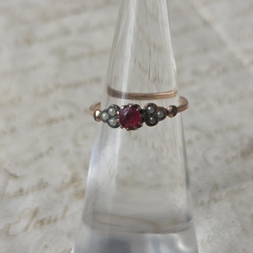 Petite bague ancienne plaqué - ancienne,