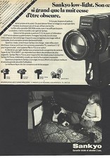 PUBLICITE 1970  SANKYO Caméra