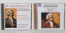 SAINT-GEORGES Concertos violon 1 et 2 – Zhou Mallon - Naxos 2001/4 – 8.555040