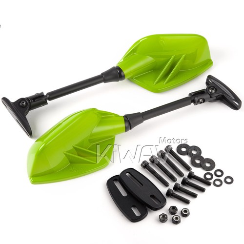 Fin vert sport moto
