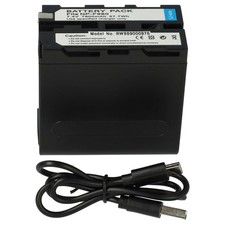 Batterie pour Sony MVC-FD91AOL MVC-FD92 MVC-FD95 NEX-FS100 MVC-FD97 7800mAh 7,4V