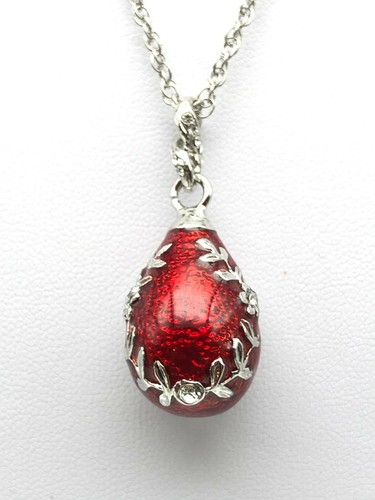 Rouge pendentif oeuf avec - pendentif,