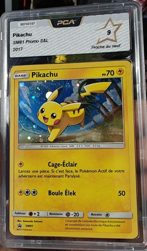 Carte pokémon pikachu sm81 - pikachu,