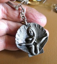 Ancien porte clé métal SHELL