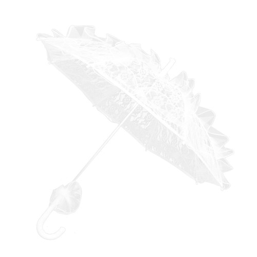 Parapluie dentelle blanche - parapluie,