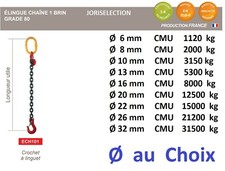 Elingue chaîne levage de - chaîne,