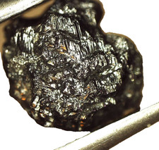 Diamant naturel NOIR brut de