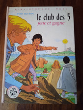 BIBLIOTHEQUE ROSE  LE CLUB DES 5 JOUE ET GAGNE