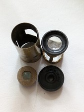 1890 Microscope À Main En Laiton Antique Télescope De Champ Loupe France Rare