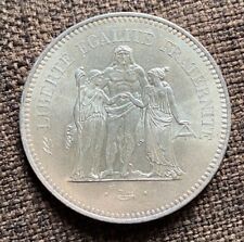 1 Pièce  de  50 francs argent