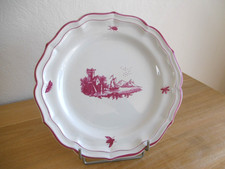 PLAT ROND FAIENCE GIEN DECOR