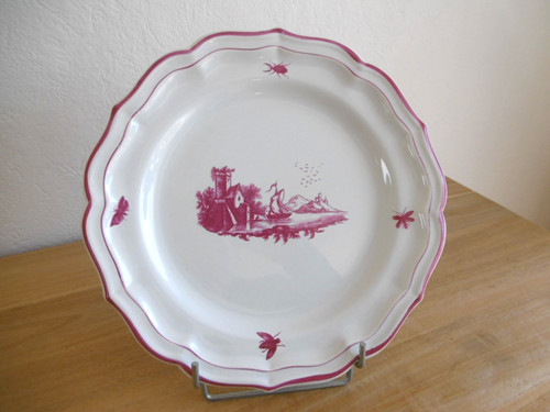 Plat rond faience gien - rond,