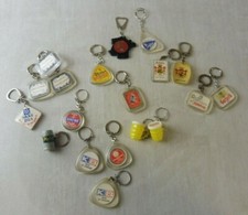 Lot d'anciens portes clés, bière Ancre, Kronenbourg, Sarpils, KB, Haag, vintage