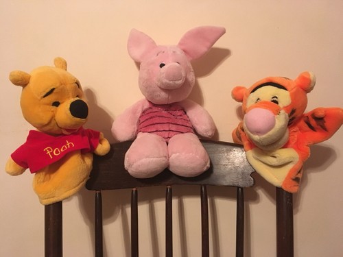 Winnie the pooh lot puppets - lot-,