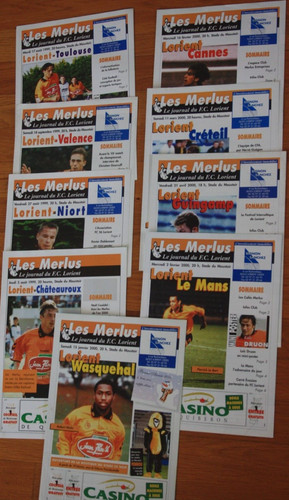Lot programmes les merlus - ",