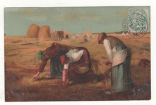 CPA TABLEAU - LES GLANEUSES DE