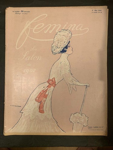 Revue femina 1902 dessin - #31, -dessin
