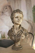 buste en terre cuite chérubin