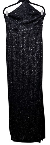 Robe longue encolure - encolure, À