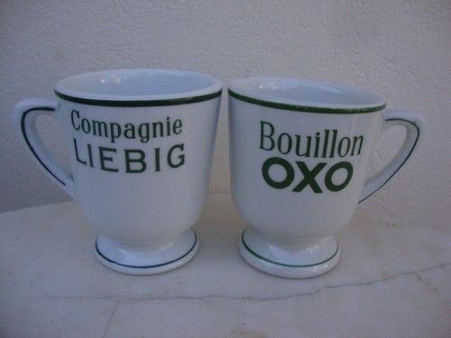 Anciennes tasses bouillon - anciennes,