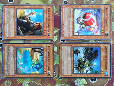YU-GI-OH ! LOT DE 4 CARTES /