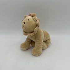 doudou peluche lion beige