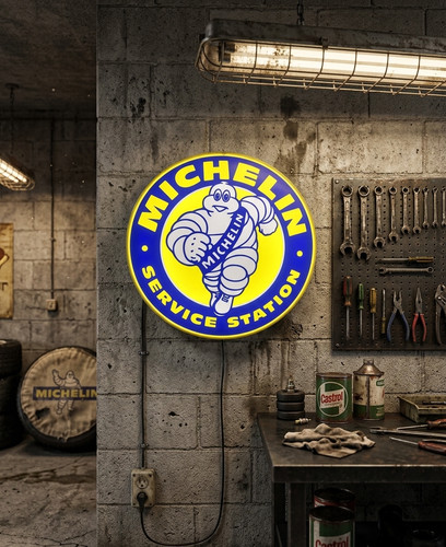 Michelin service station - michelin, sign