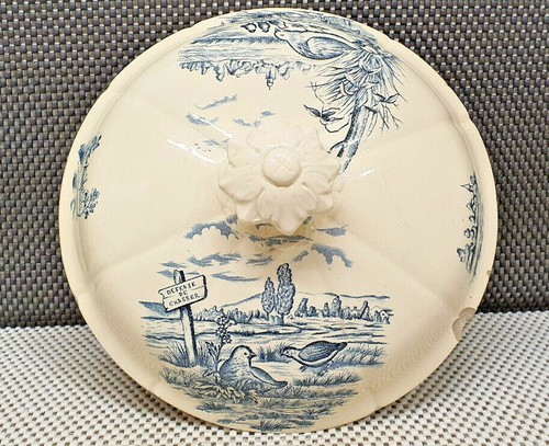 Ancien couvercle soupière - ancien,