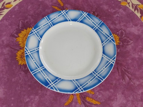 Assiette plate faience - plate,