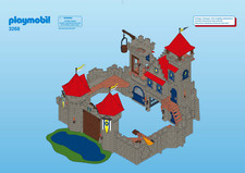 PLAYMOBIL 3268 Chateau royal pièces détachées 3446 3450 3666 3184 Chevalier