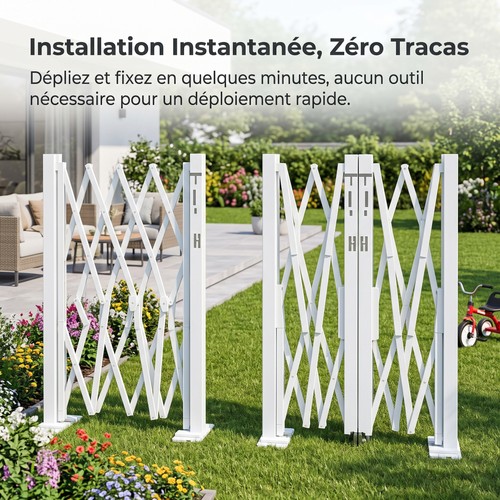 Portail rétractable métal - portail, en