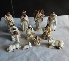 Magnifiques Décorations sujets figurines crèche de Noël 🎅 Vintage