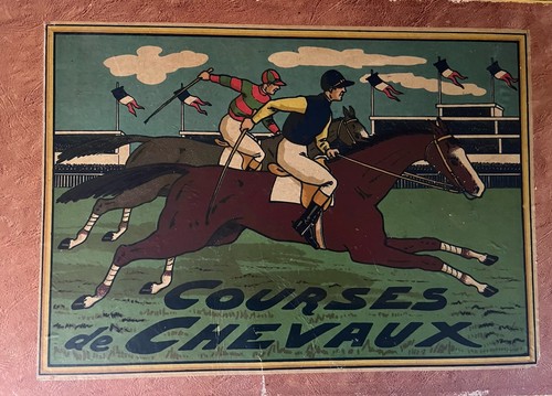 Ancien jeu course - de, chevaux