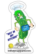Pickleball Vinyl Decal (Not In