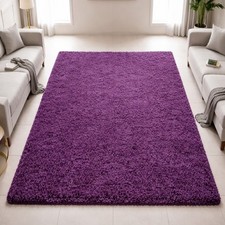 Tapis shaggy violet moderne - tapis,