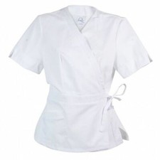 ROBUR Blouse tunique medicale femme MANEA MC blanc Taille 0 / XS 