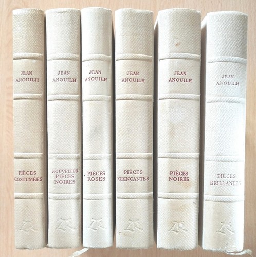 Jean anouilh lot 6 livres - anouilh,
