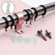  2 Pcs Tête De Tige Rideau En