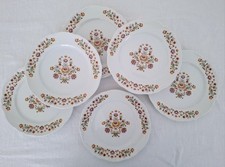 Assiettes à Dessert en Porcelaine du Berry P.L. France