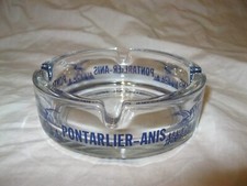 🥃 Ancien CENDRIER PUBLICITAIRE PONTARLIER ANIS Anisette Pastis 51 Ricard Pernod