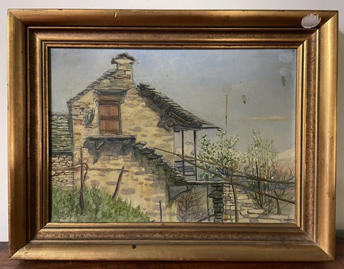Peinture ancienne maison - peinture,