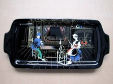 Plat à Cake Émaux Longwy