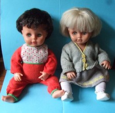 Lot de deux poupées Tinnie Raynal vintage