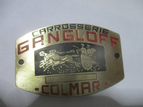 Plaque bouclier gangloff - plaque,
